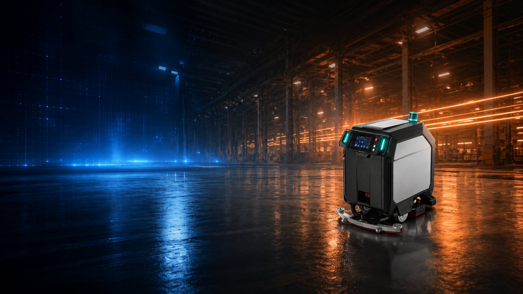 PHS Floor Scrubbers for Commercial & Industrial Use