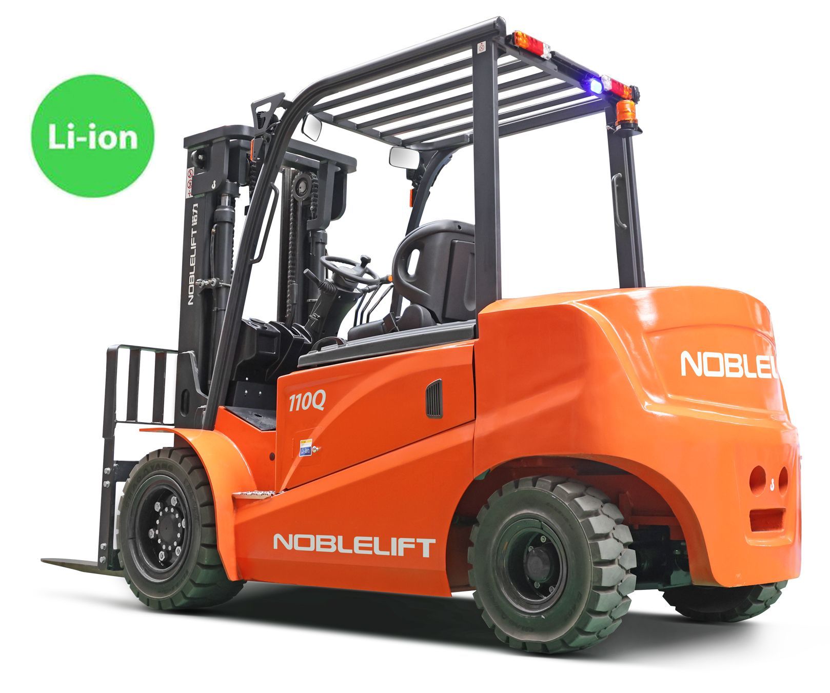 FE4P90/100/110Q Series Heavy-Duty 4-Wheel Pneumatic Lithium Forklift